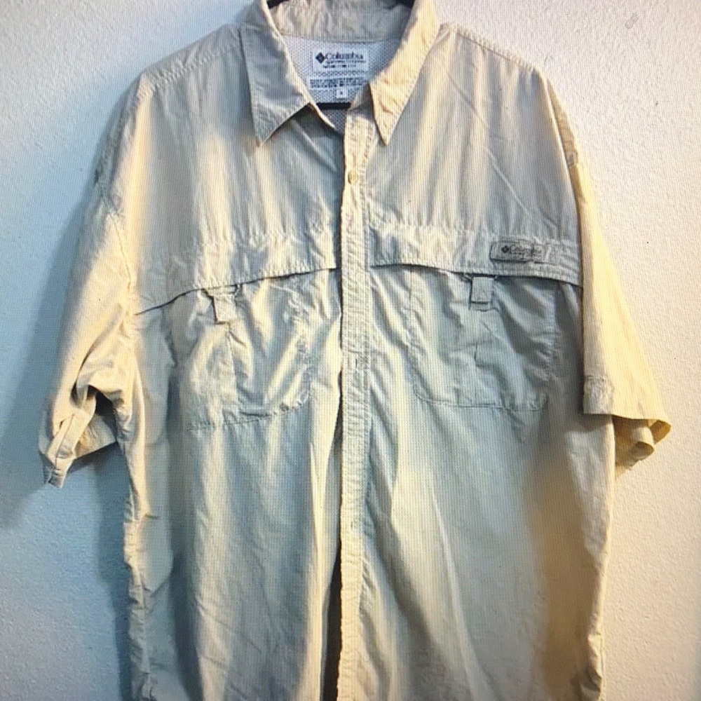 Columbia Men's Light Tan Shirt Jacket
